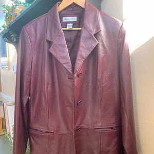 Preston & York leather jacket
